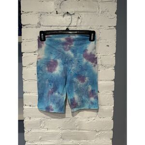 La Detresse‎ Multicolor Tie-Dye High-Waist Bike Shorts Size XS